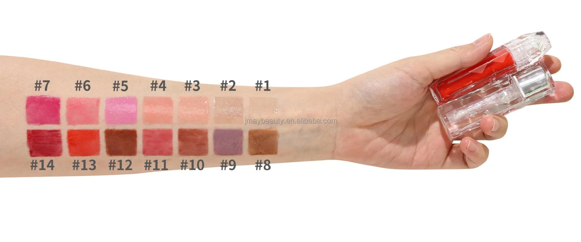 Top Lipgloss Sellers Clear Luxury Crystal Long Lasting Moisturizing Vegan Glossy Mirror Effect Shiny Lip Gloss Private Label