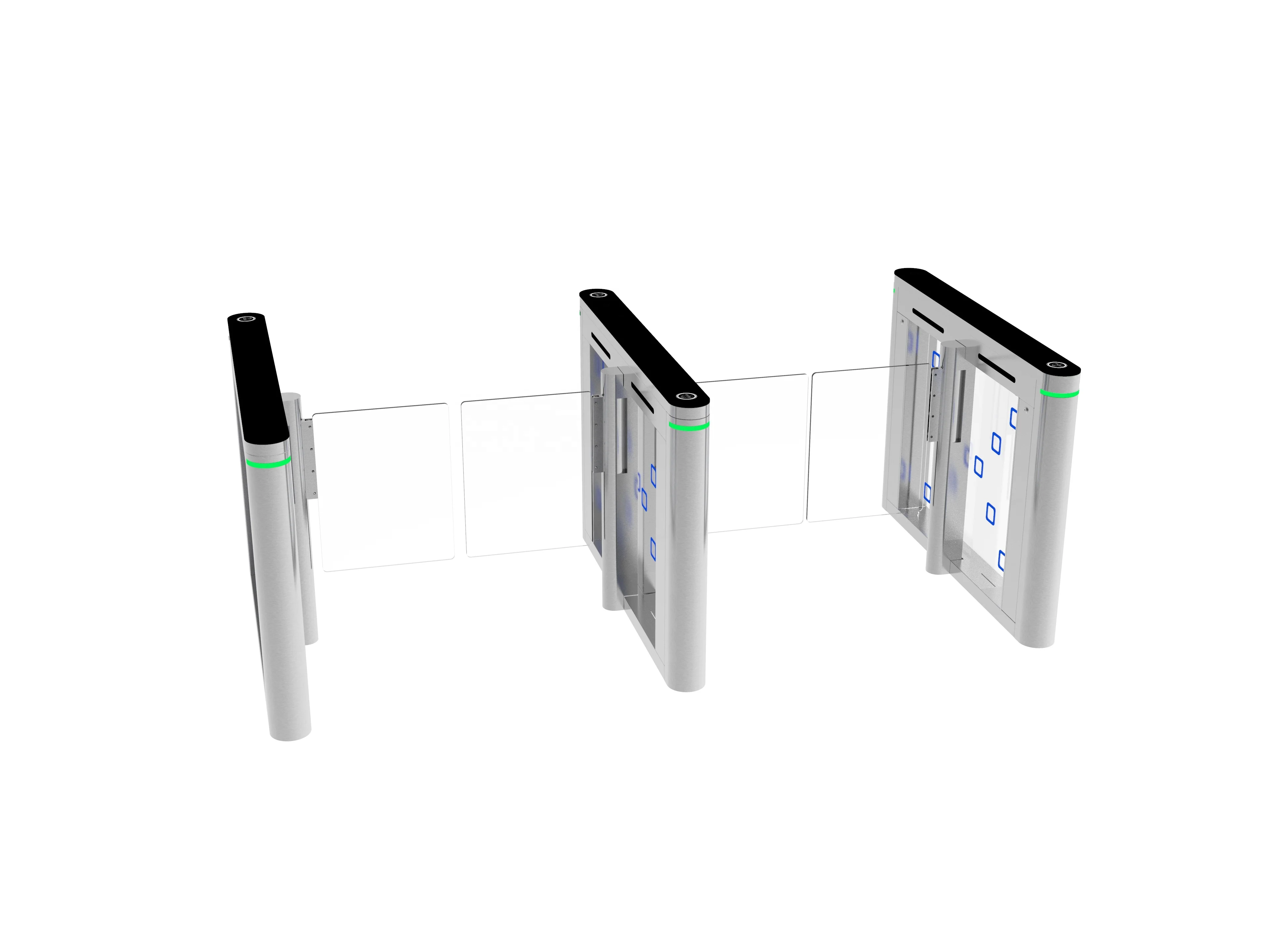 high security rfid access control automatic gym turnstile swing speed gate barrier