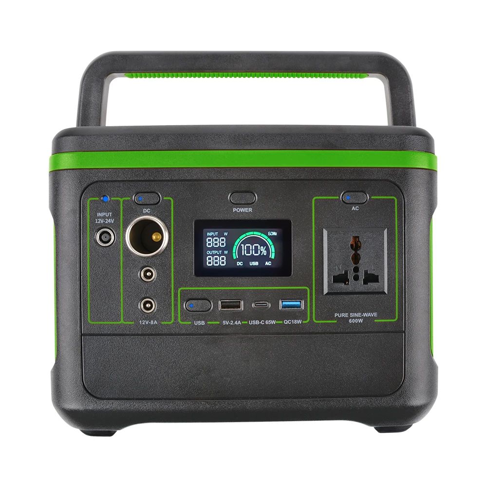 USB DC AC Type C выход 300 Вт 500 600 Солнечная зарядка Мини литиевая оптовая продажа портативная солнечная электростанция