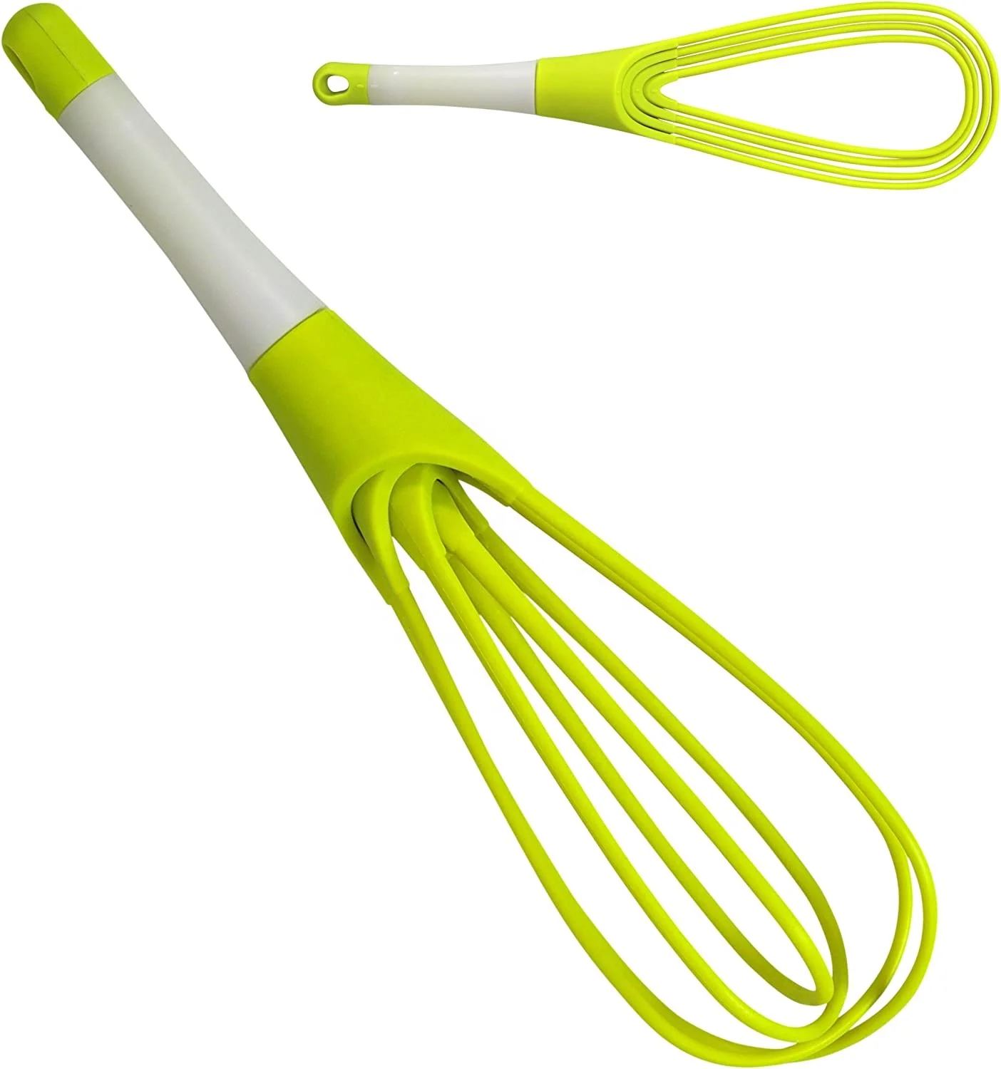 Terrific Looking Twist Whisk 2-In-1 Collapsible Balloon and Flat Whisk