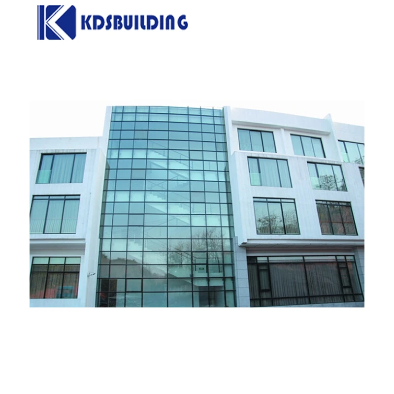 Модный дизайн KDSBuilding Low-E стеклянные занавески стены фасады здания стеклоглазурованные окна