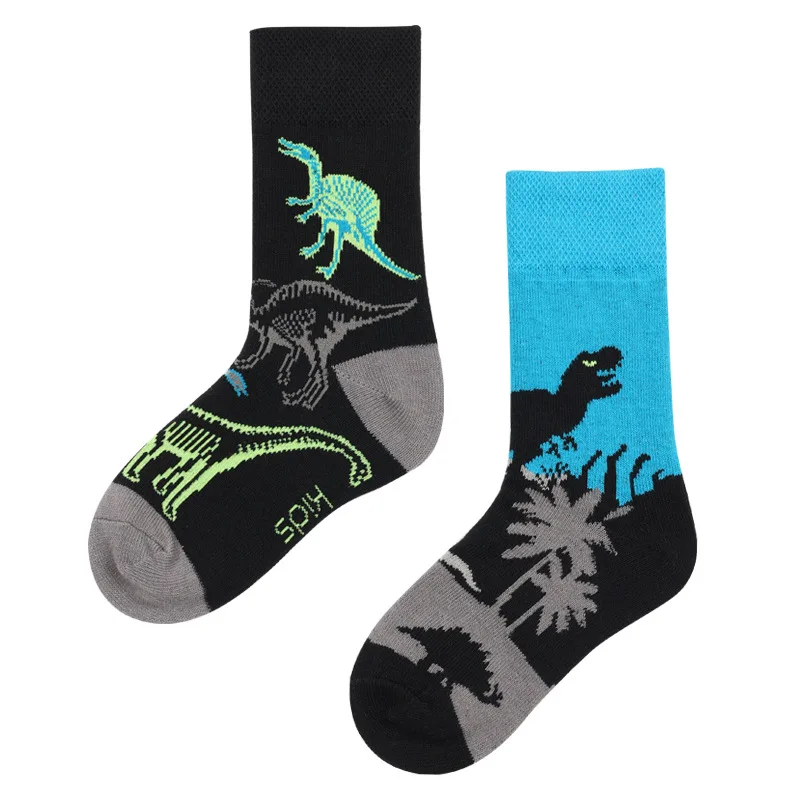 fashion young girls tube socks cartoon cute boy tube socks mismatched moisture wicking toddler socks