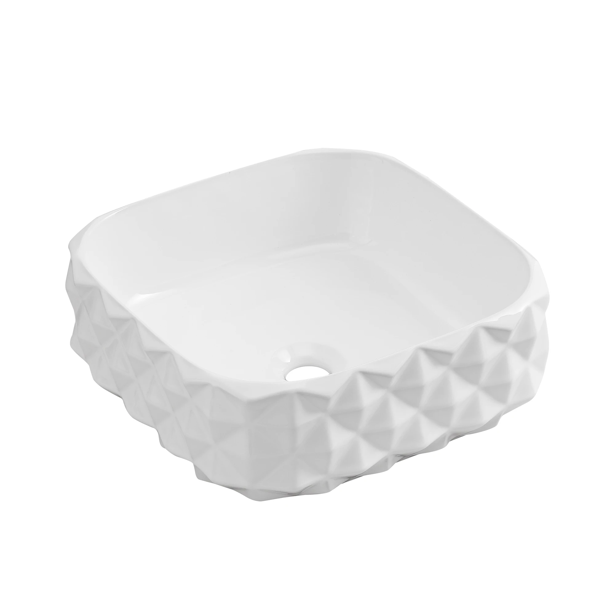 Modern Style Bathroom Special Shape Wash Basin Fashion Design Ceramic Art Above Counter Basin  Bathroom Hotel Sink
