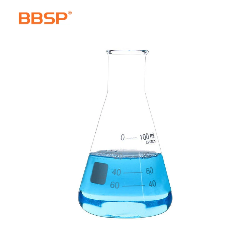 BBSP Manufacture Direct narrow neck 250ml conical flask erlenmeyer flask laboratory glassware
