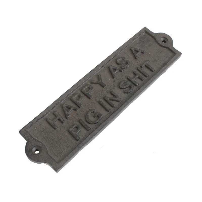 custom retro cast iron signs products brass/stainless steel/zinc alloy metal casting services iron aluminum sand casting part