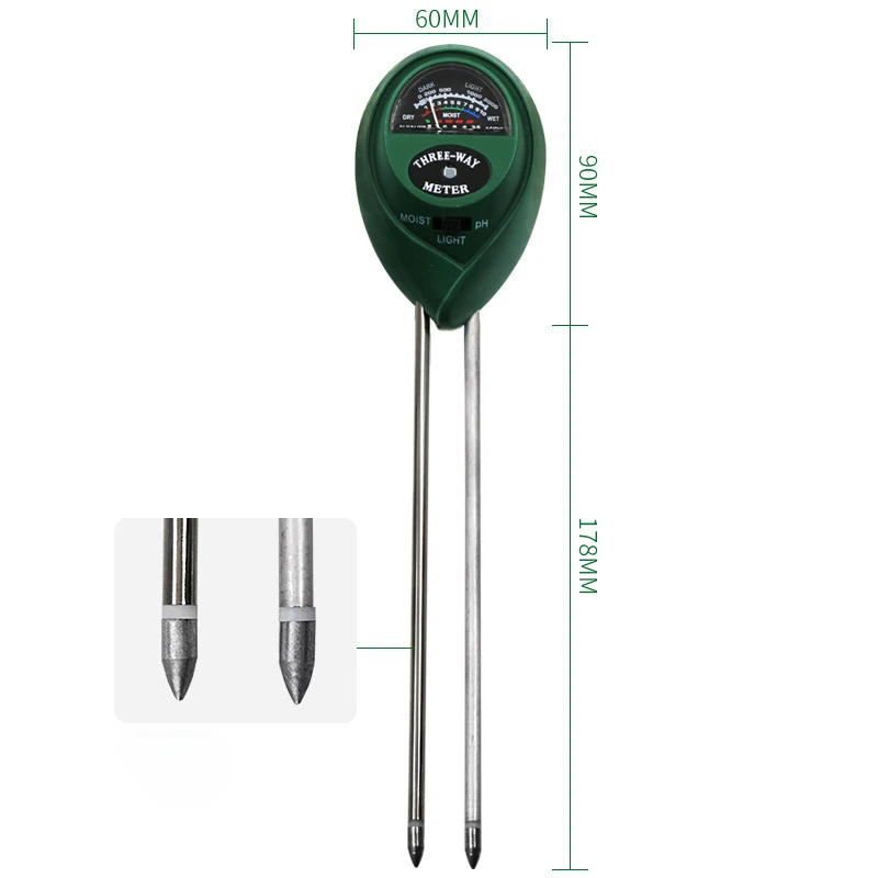 PH value illuminance test pen meter soil moisture tester