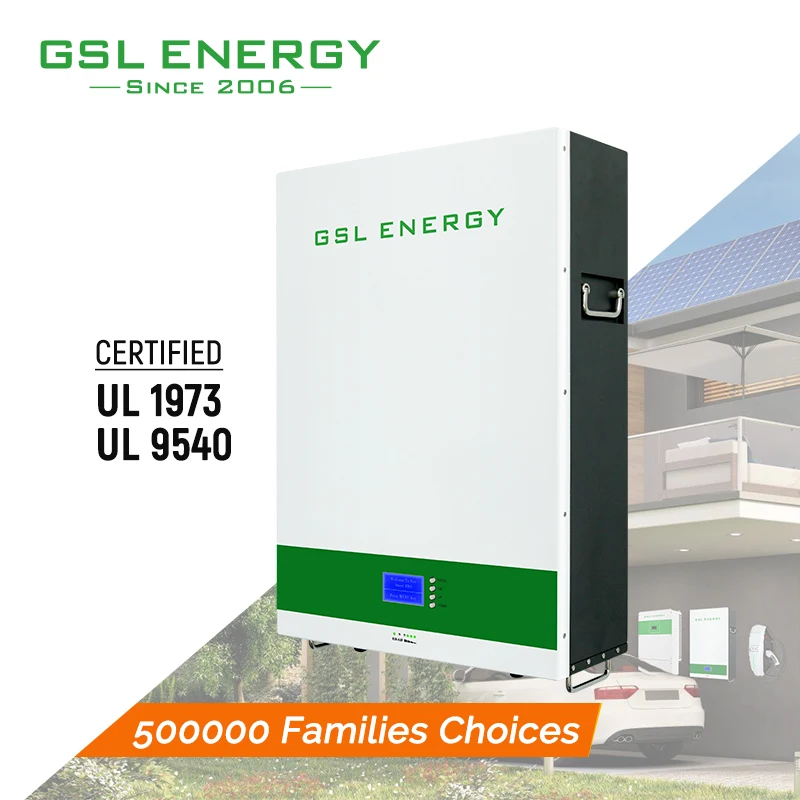 GSL Energy Tesla Lithium Lifepo4 Powerwall Home Battery 48V 100Ah 200Ah 400Ah 5Kwh 10Kwh 20Kwh Solar System