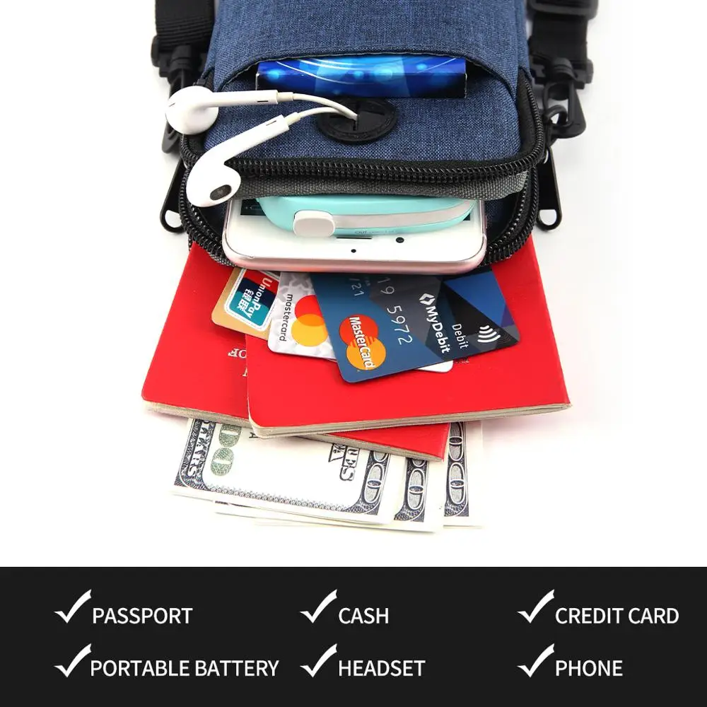 
YIPINU small cross body messenger bag men shoulder bag mobile phone bags 