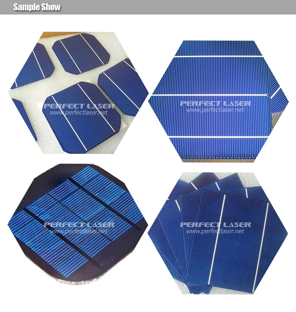 Photovoltaic 10W 20W Fiber Laser Dicing Cutting Solar Silicon Wafer Machine
