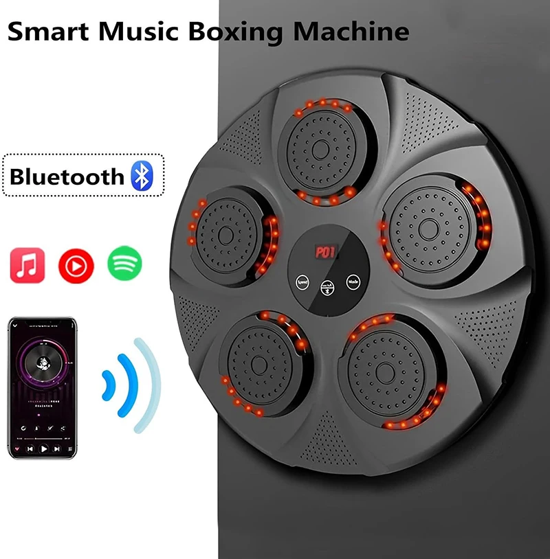 Trending Products 2024 New Arrivals Home Wall Mounted Smart Music Boxing Machine For Adult Men Gifts