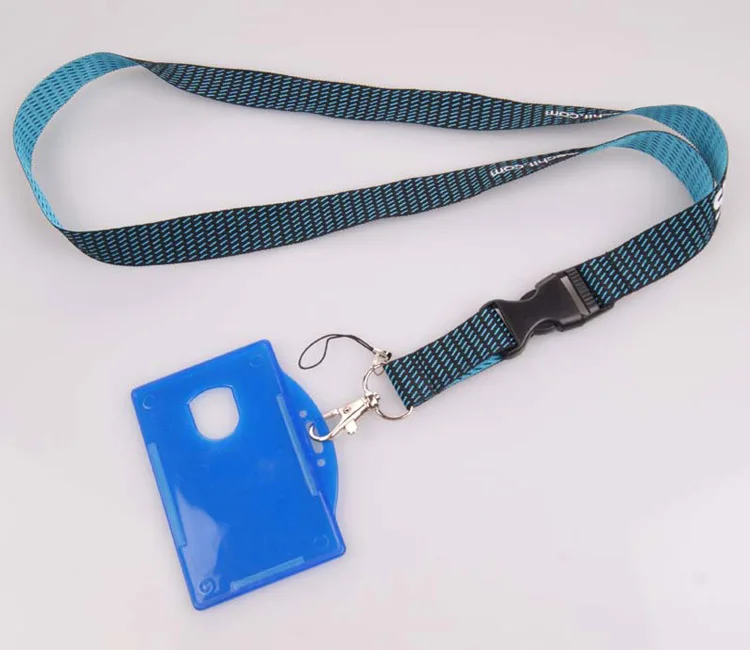 2020 custom design polyester neck name tag holders lanyard