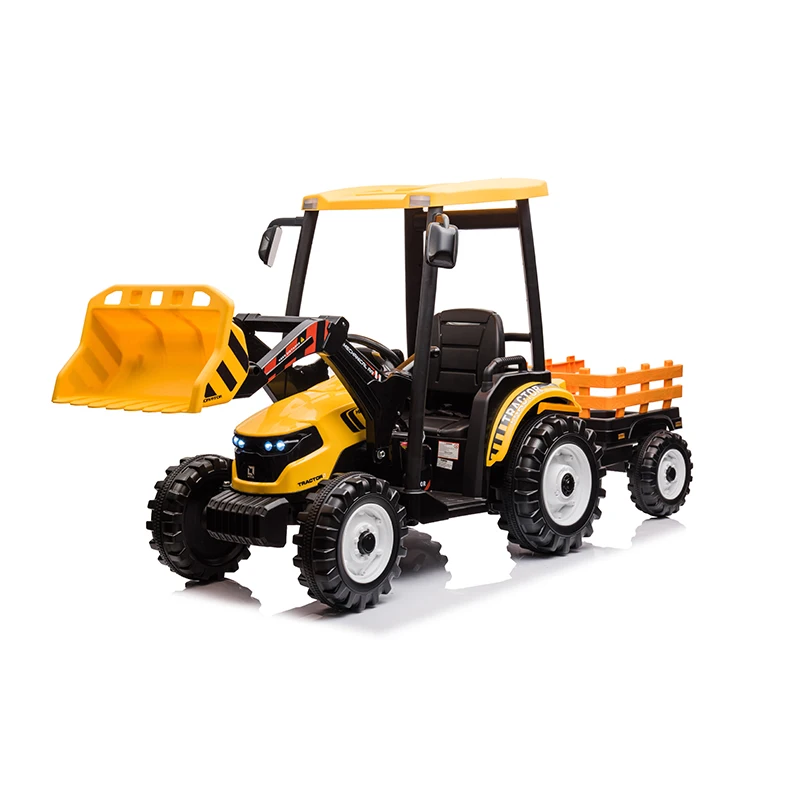 Hot Sale Unisex Ride-on Toy Electric Plastic Tractor for Kids Battery-Powered for 5 to 7 Years Age Range