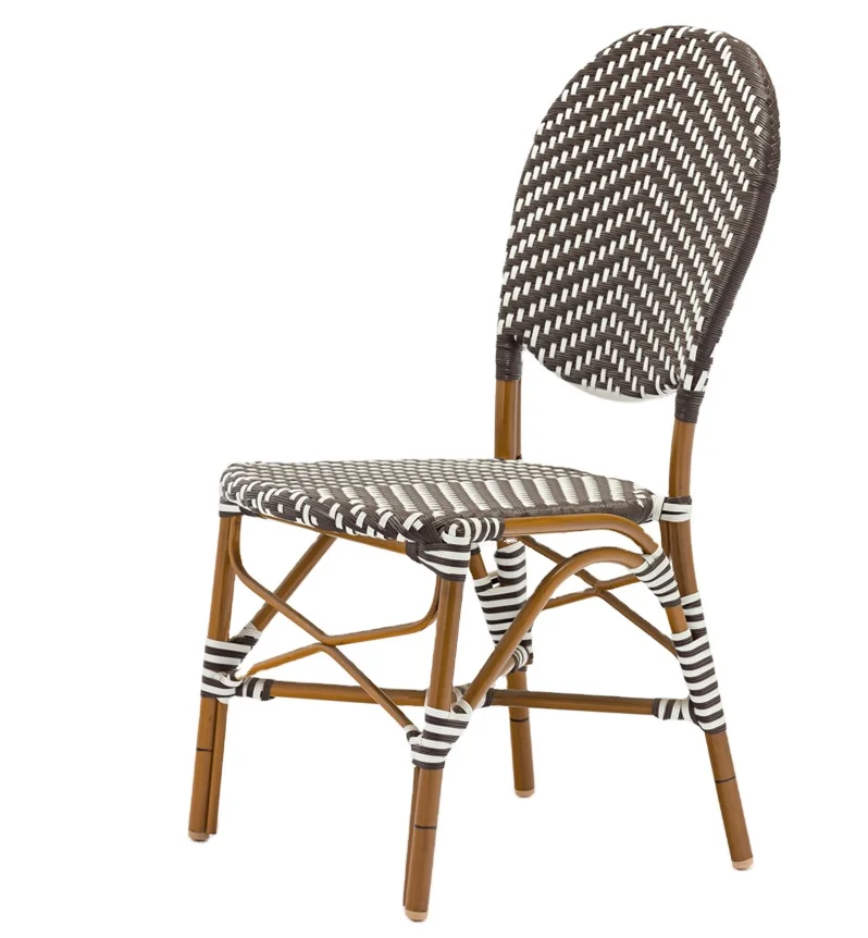 Modern Furniture Garden Chair French Cafe Bistro Rattan Wicker Chair