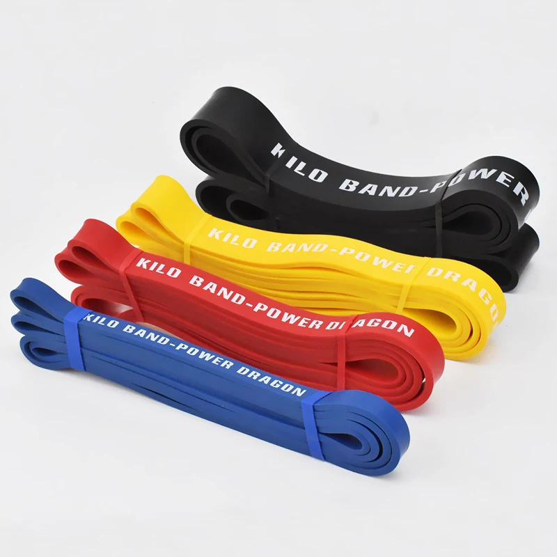 Fitness Gum Custom LOGO Elastic Rubber Bands For Fitness Workout Equipment Training Exercise Gym Strength Latex Resistance Bands