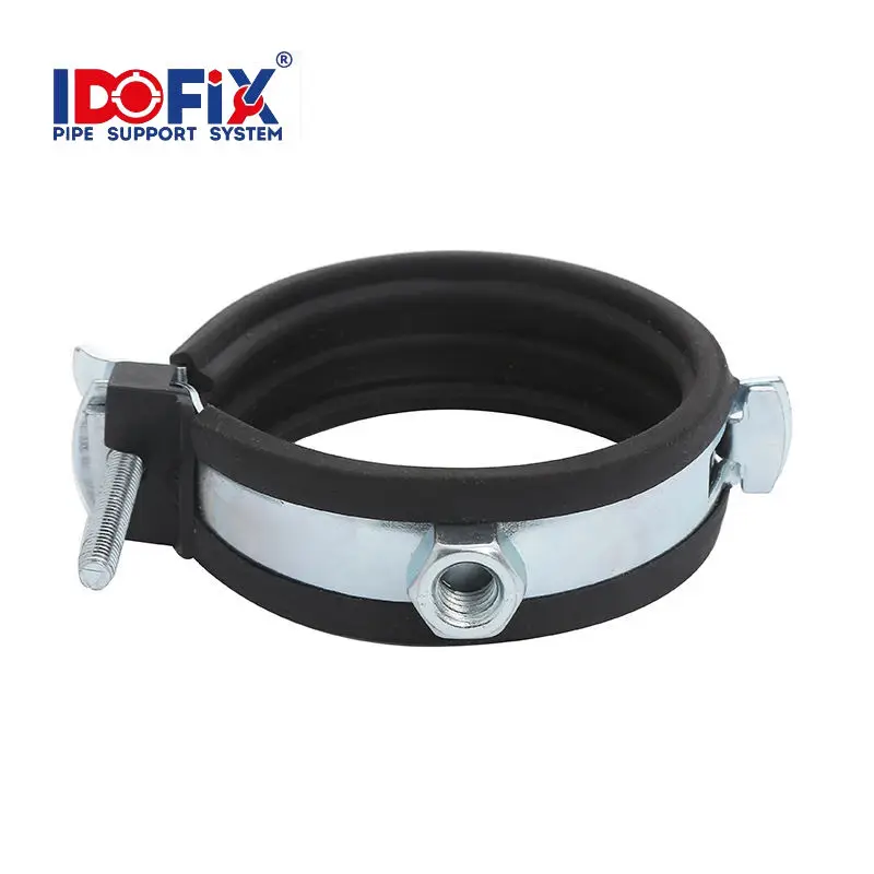 Top rated Quick Release Lock Heavy Duty Pipe Clamp With Rubber Adjustable Pipe Clip l Clamp