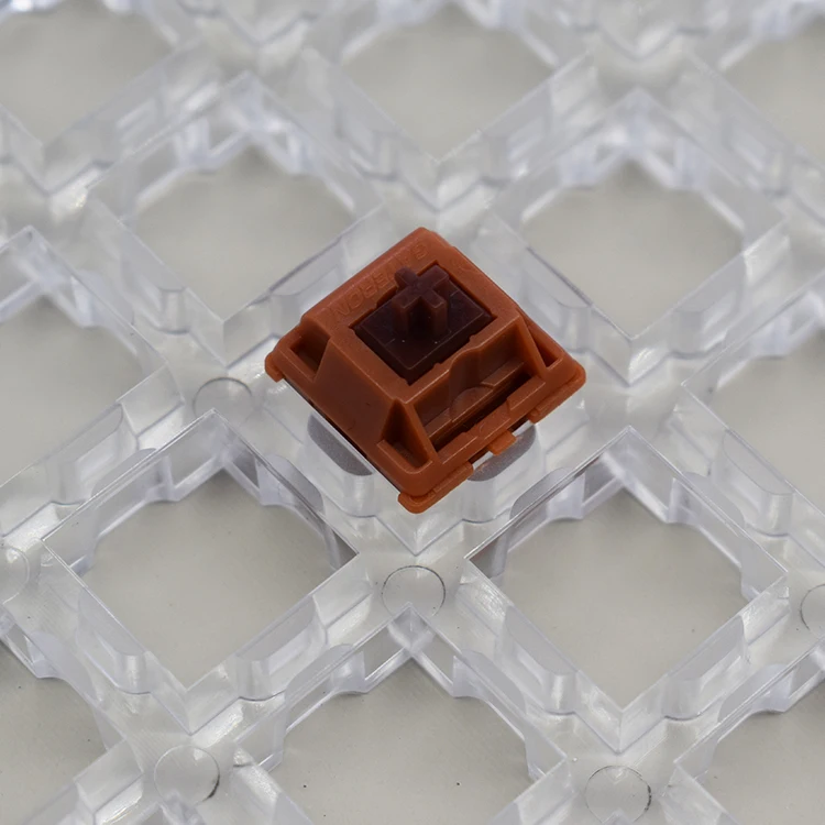 Premiunm  acrylic serving tray fit 35pcs customized transparent  GATERON keyboard switch tester