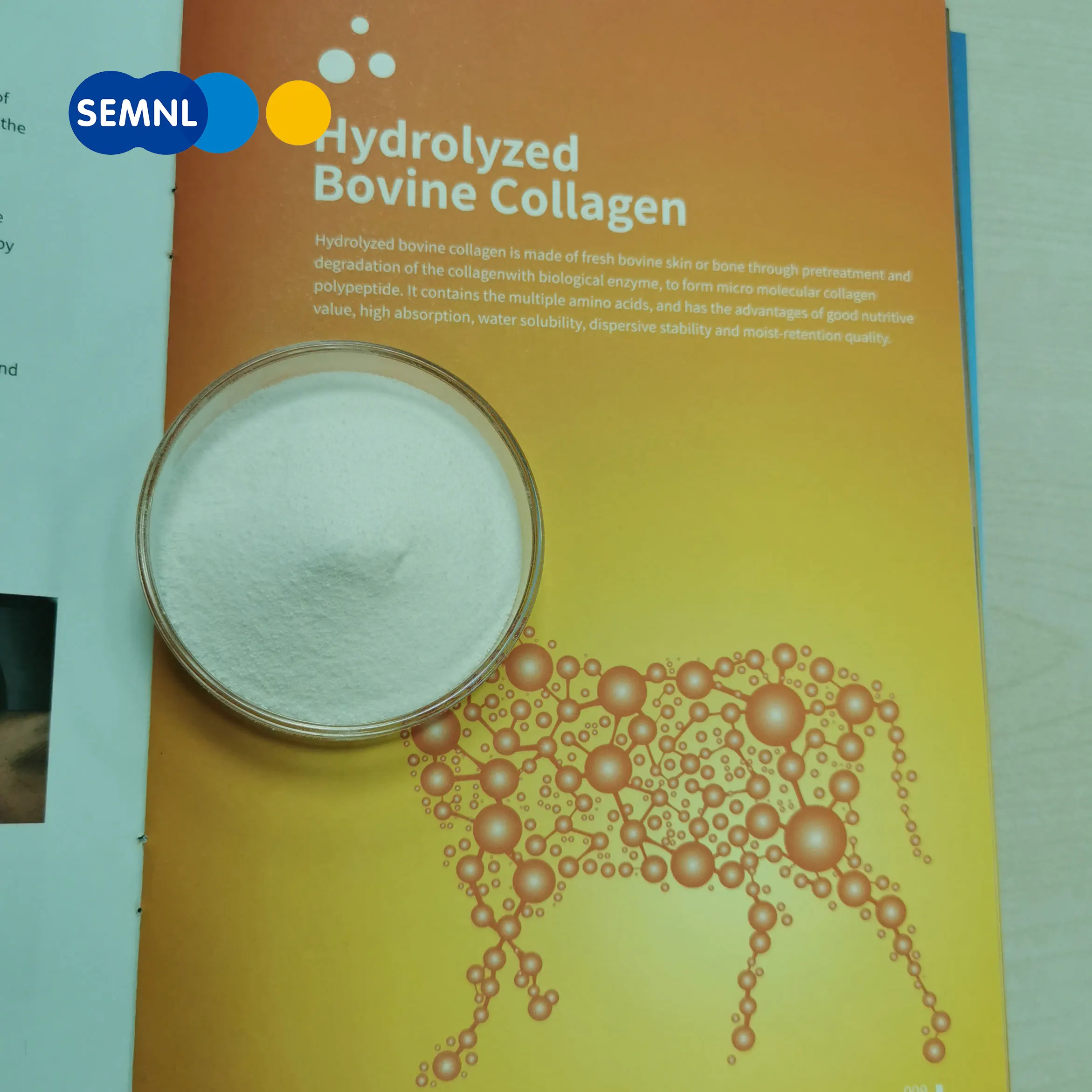 Factory Supply Grass Feed Bovine Collagen Peptide Powder