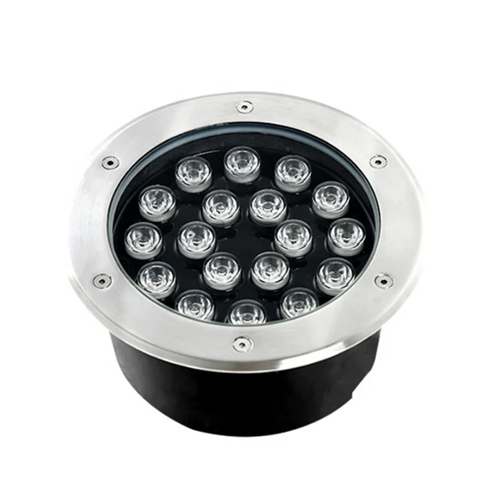 DC24V Steainless Steel IP68 3W 9W 3 In1 RGB LED Recessed Underwater Lamp