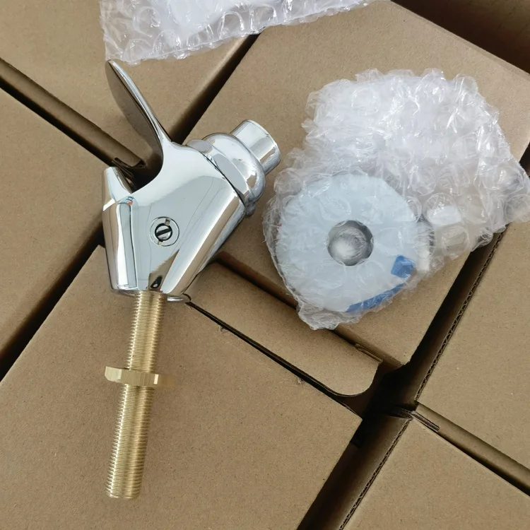 Push button faucet ,Chrome Plated Self Closing Water Saving Time Delay push Basin Sink Tap Faucet