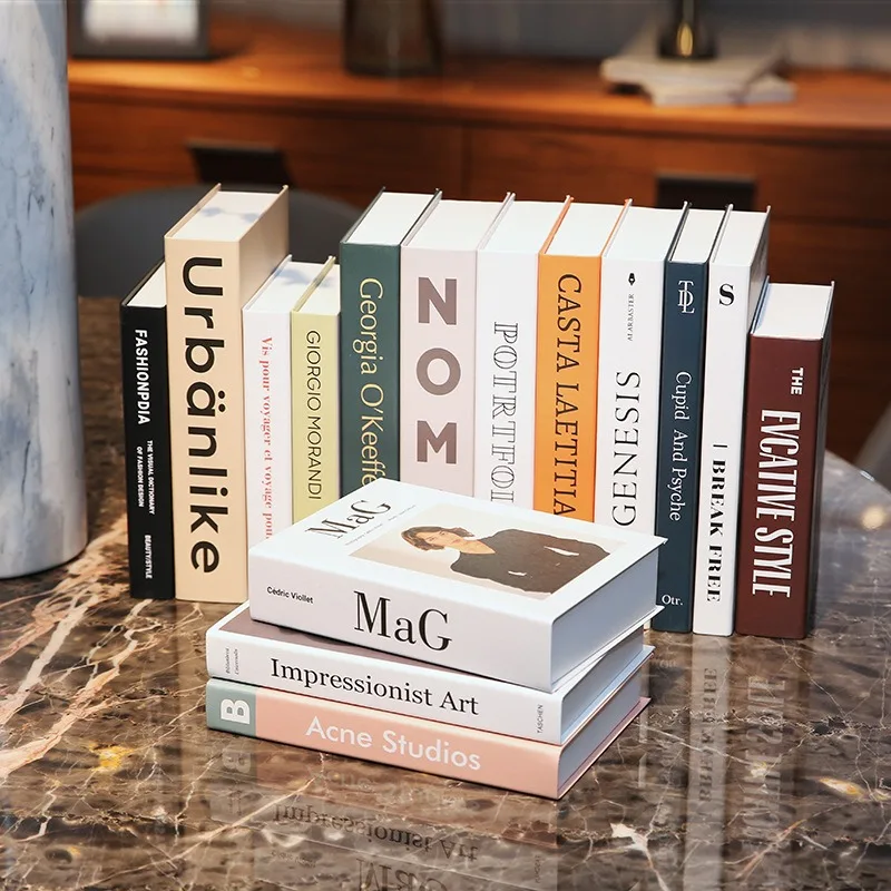 Custom Modern Luxury Brands Household Decorative Books for Home Office Outdoor Wedding Christmas Party Decor Electric Format