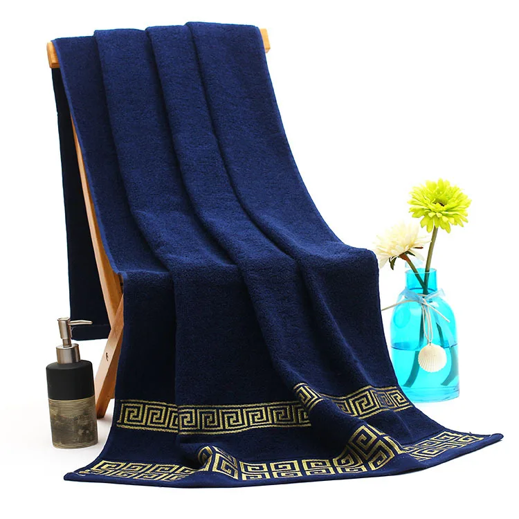 Wholesale Luxury Custom Logo Quick Dry 100% Cotton Fabric Hotel Soft Large White Face Hand Hair Towels Bath Towel Set For Hair