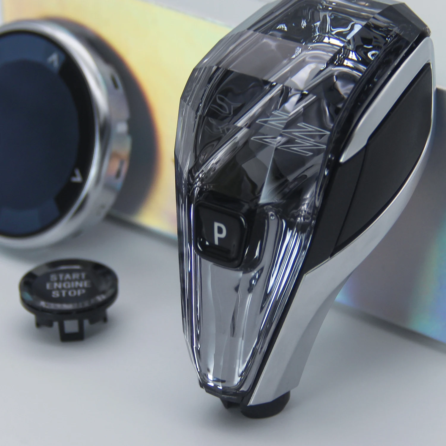 Автомобильные аксессуары, Хрустальная ручка переключения передач для BMW Z4/Roadster 2019-2021 G29 G платформа G шасси, Алмазный переключатель передач.