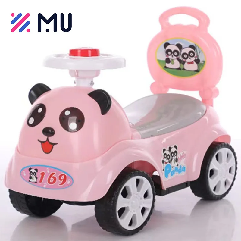 Wholesale Popular Push Slide Toy with Music Light Ride-On Cars for Toddlers
