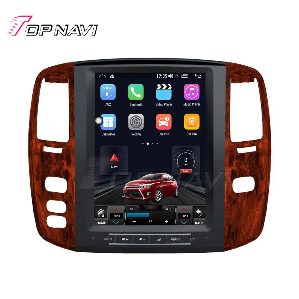12.1 Inch IPS Touch Screen Car Video Player For Toyota Land Cruiser 2003 2004 2005 2006 2007 Android Auto Radio Stereo Car DVD