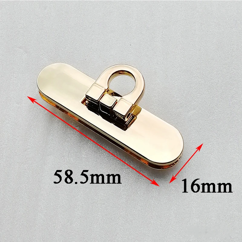 Fashion Metal Alloy Bag Accessories Snap Clasps Closure Hasp Handbag Lock for Briefcase DIY Handmade Craft