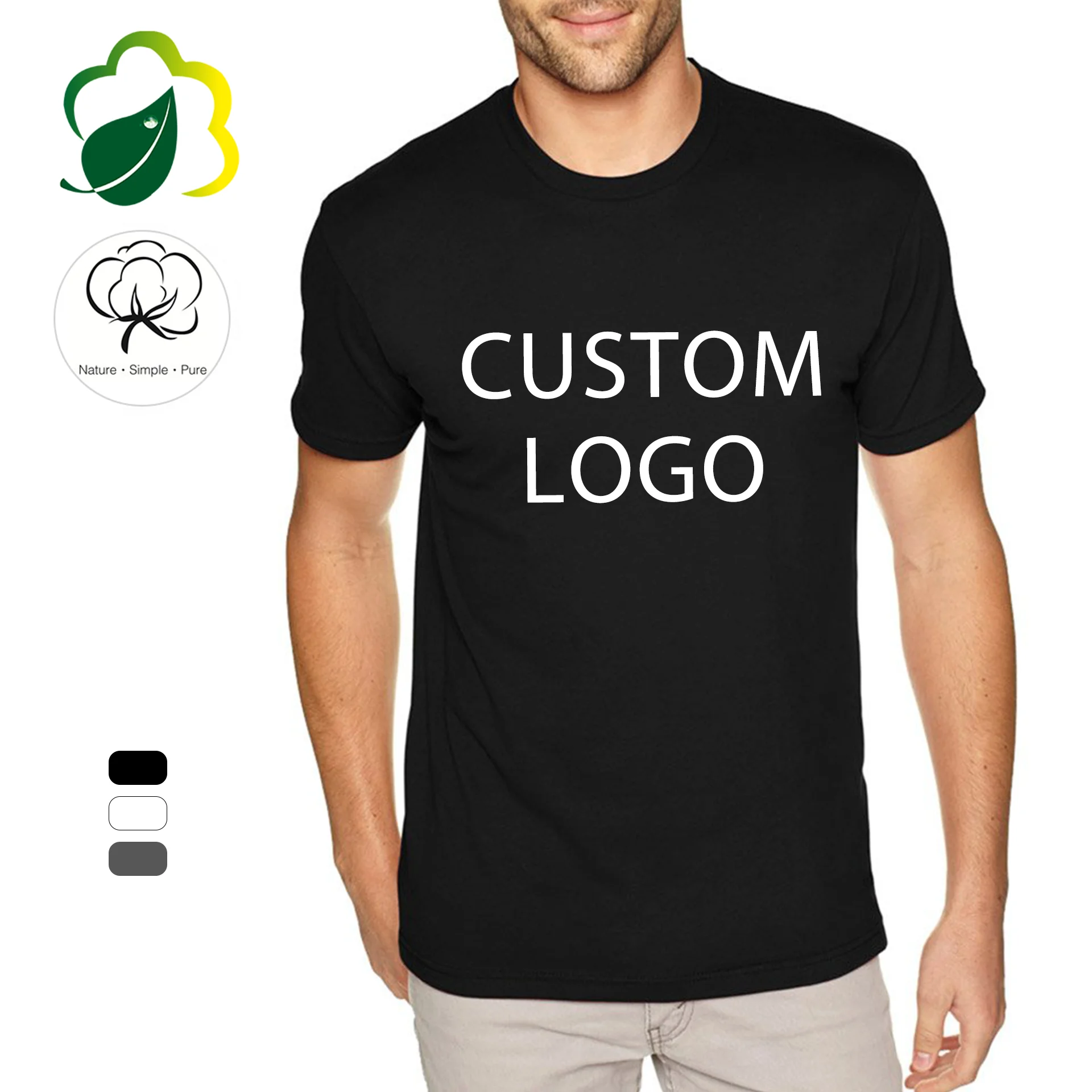 2022 Factory Sale Cheap Promotion Wholesale Custom Graphic White Printed T Shirts Cotton