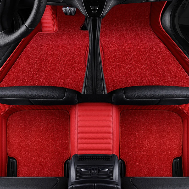 Special design 3d 5d artificial pu leather car floor mats for lexus tesla model 3 honda city camry 2015 nissan d21