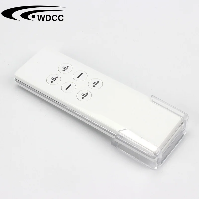 heavy-duty tuya app smart phone with Alexa and google home  wave radio remote control system motorized ripple fold curtain track