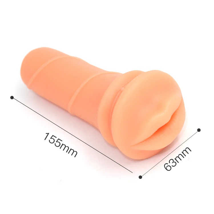 Pleasant Aircraft Cup Male Masturbator Silicone Artificial Mouth Oral Sex Masturbator cup