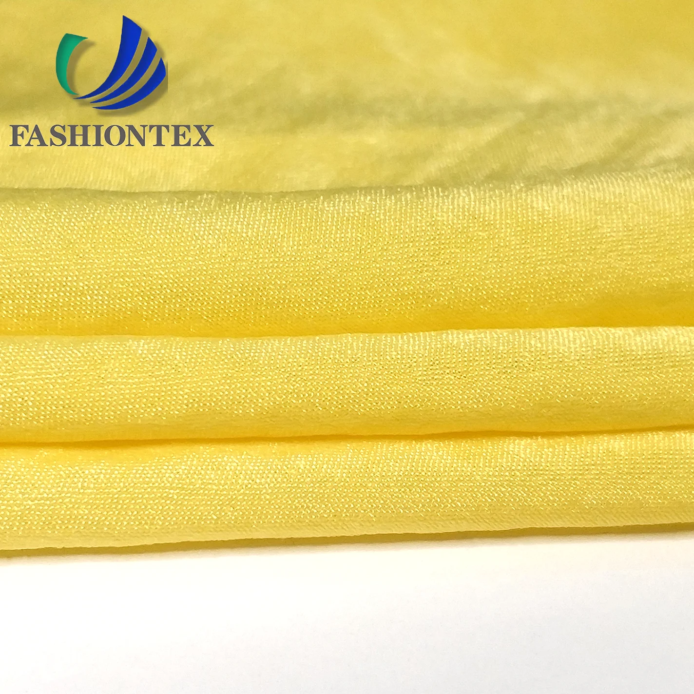 Fashiontex ITY Satin Chiffon Fabric Soft Casmir 100%polyester chiffon fabric
