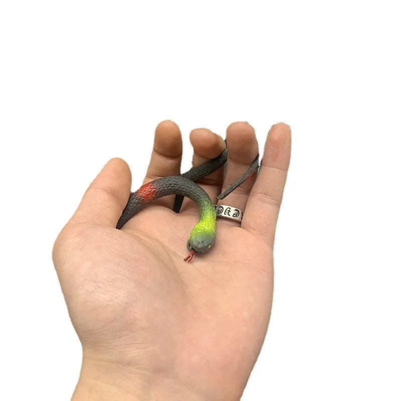 Wholesale Anti Stress Relief Toys  Capsules Rubber Snake Toys For Kids