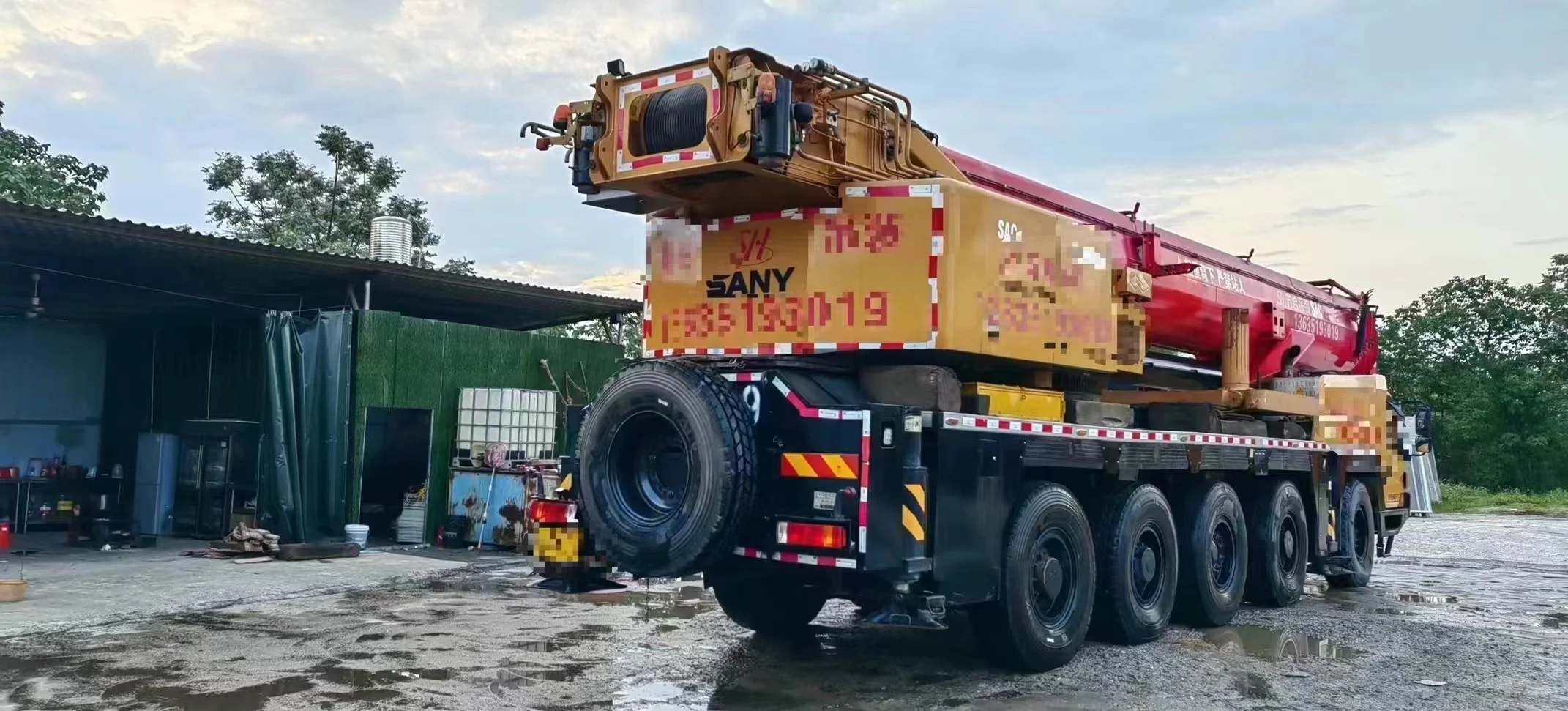 Used All Terrain Crane 130 Tons Lifting Second Hand  SANY SAC1300