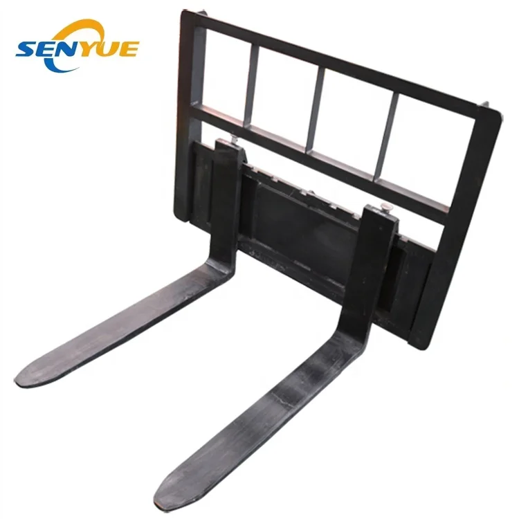 Small Skid Steer Loaders Equipped with Forks Are on Hot Sale