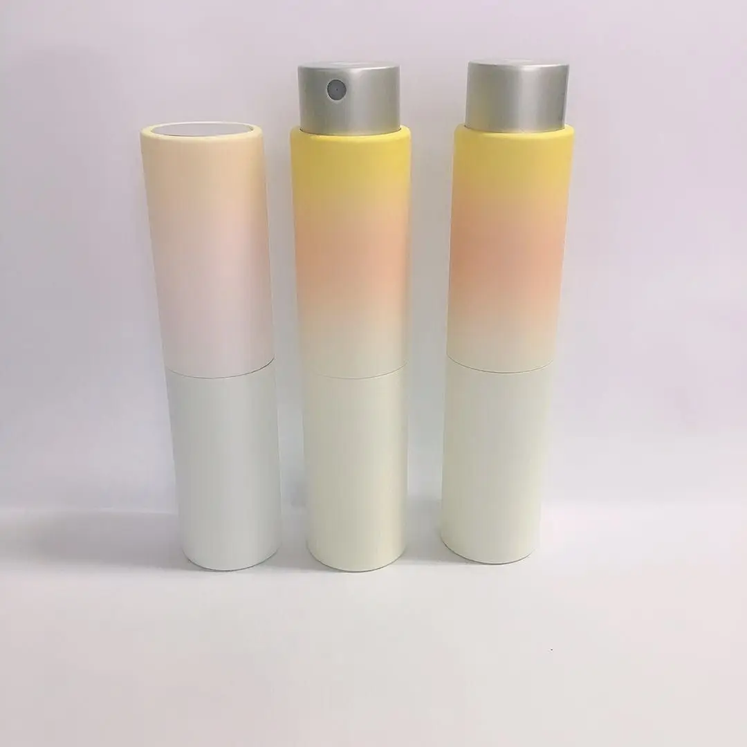 8ml 10ml Gift Gradient Blue/Pink/Orange Twist Up Perfume Atomizer Perfume Bottle Perfume Spray Bottle