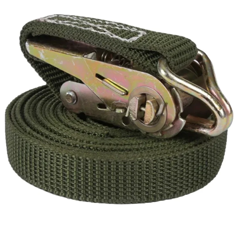 6M Polyester Ratchet Cargo Lashing Belt Strap Sample Provide GS Certified Rachet Tie down for Cars