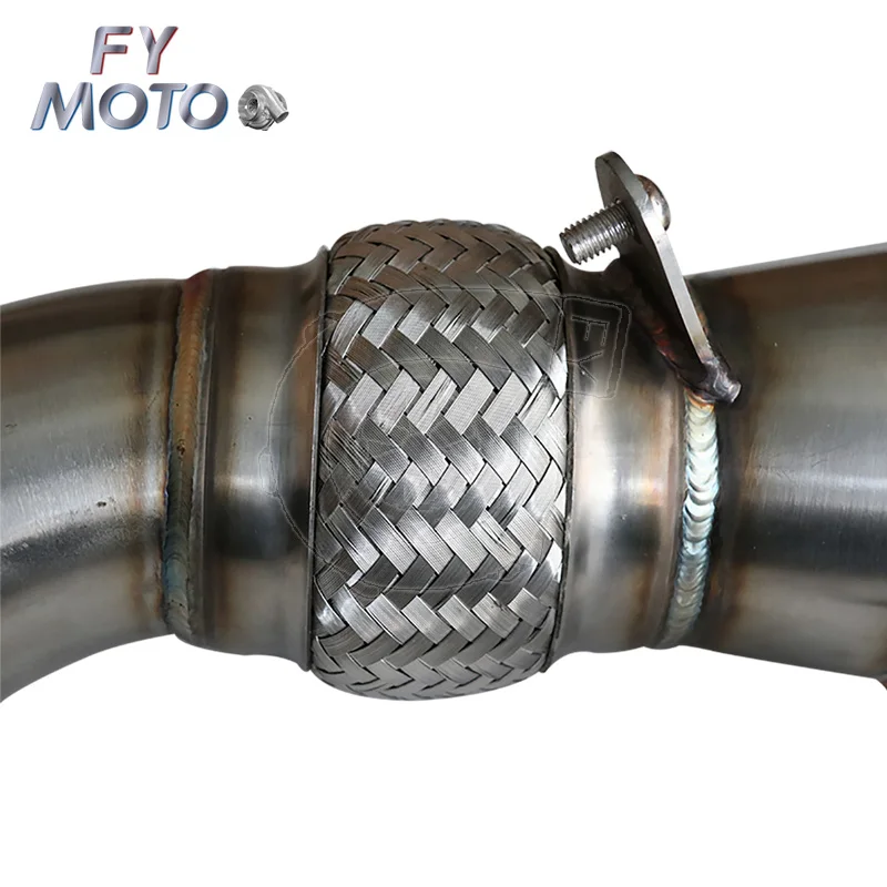 EVO1 Intercooler+Downpipe with 200 cell cat for BMW F20 F21 F22 F30 F31 F32 F33 F34 N20 N55 M135i M235i 335i 435i Z4 328i 2012+