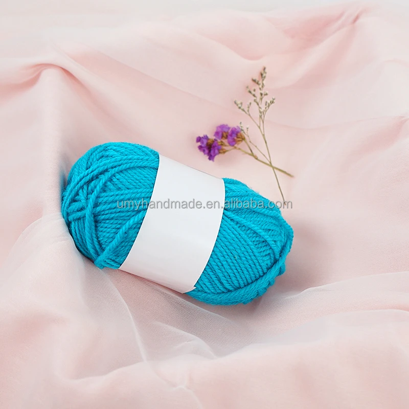 Wholesale Eco-Friendly Hand Knit Lana Wool Crochet cotton blended thick yarn wool and cotton blend