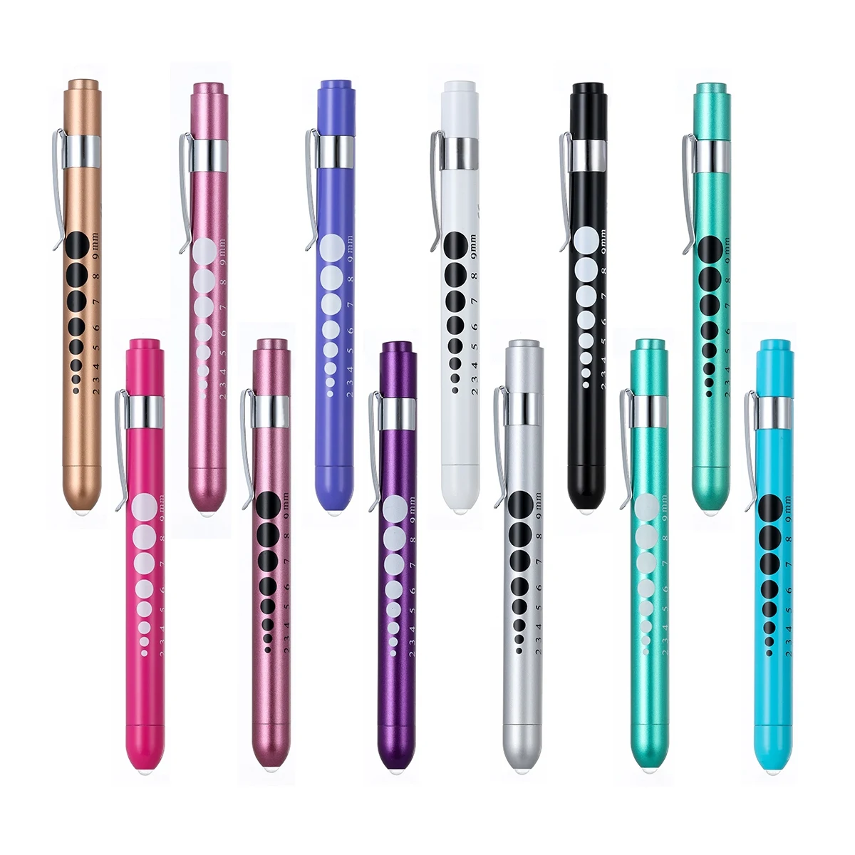 Led Light Pen For Nurse Doctor Penlight Yellow Light Reusable Aluminum Alloy Doctor Nurse Penlight With Clip