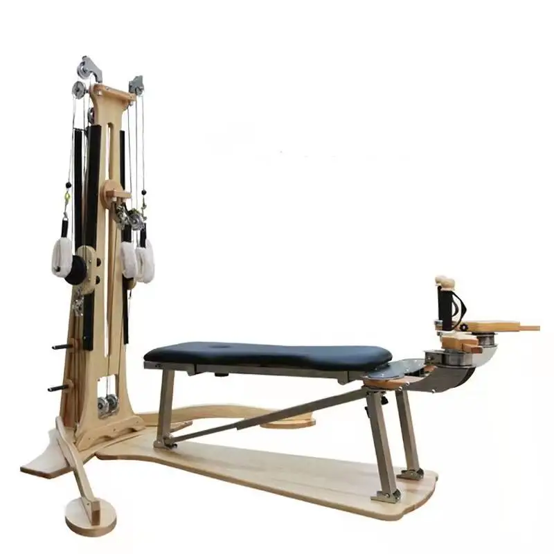 Multi Function reformer Pulley Tower Combination Wooden Pilates girotonico Tower