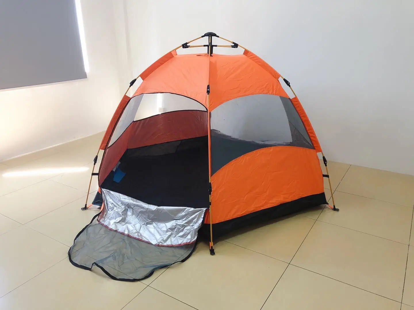 Wholesale Outdoor Travel Hexagonal Double-Layer Spring Automatic Tent Rain-Proof Dual-Use Camping Tent