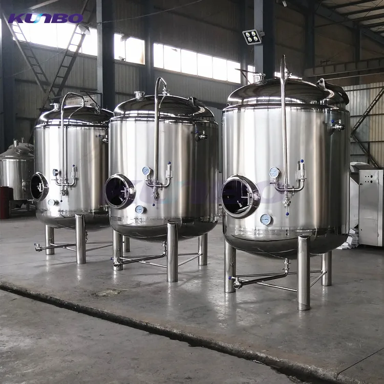  KUNBO 304 316 10BBL Brite бак 1000 литра BBT из нержавеющей стали
