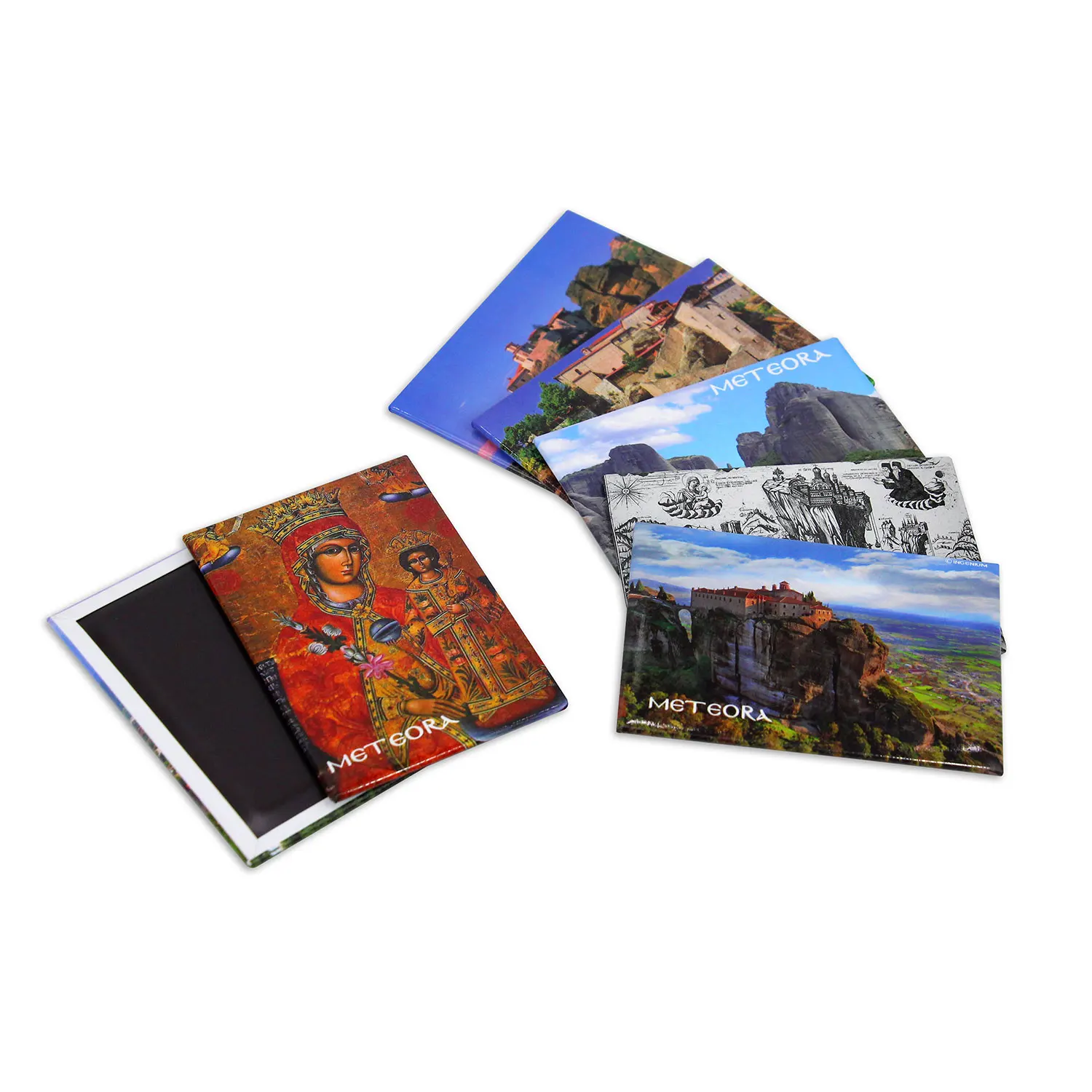 Factory Direct Selling Roll Magnet Sublimation Blank Square Rectangle Shape Metal Tin Fridge Refrigerator Magnets Material