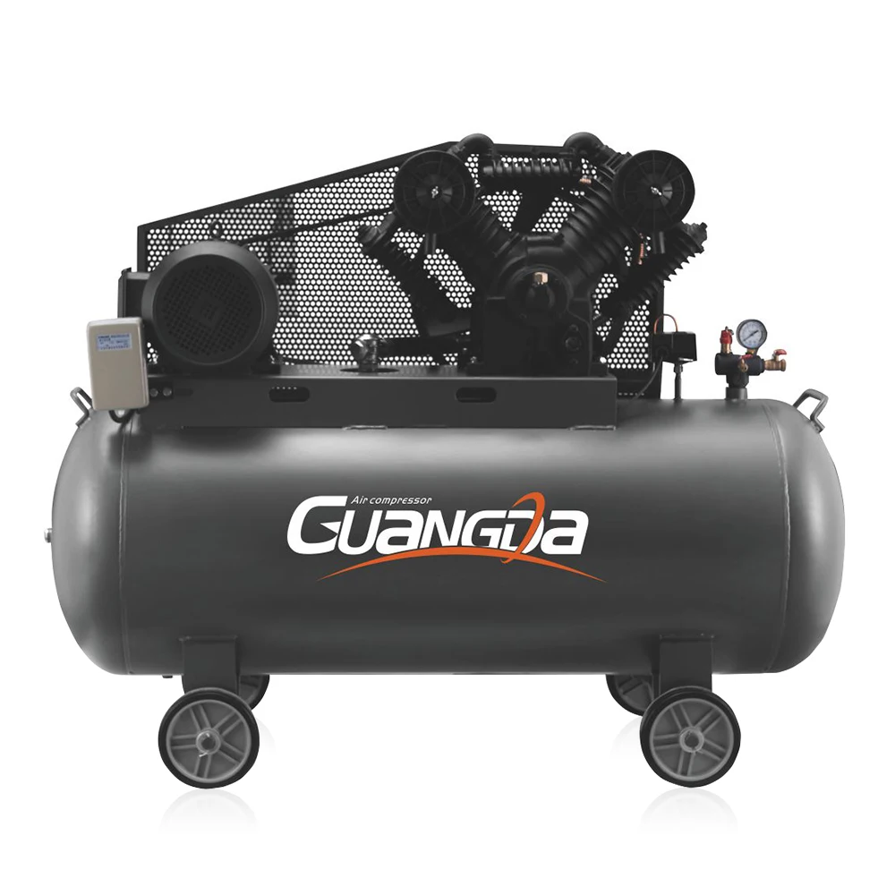 10 hp 7 5 кВт 300л промышленный Ленточный привод воздушного компрессора вес