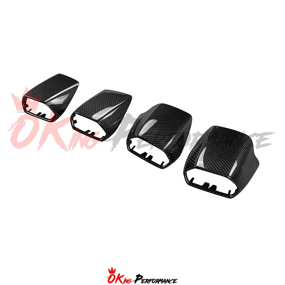 REPLACEMENT Dry Carbon Fiber AC Cover For Lamborghini Huracan Interiors Kits Air Conditioner Vent Cover Trim Frame