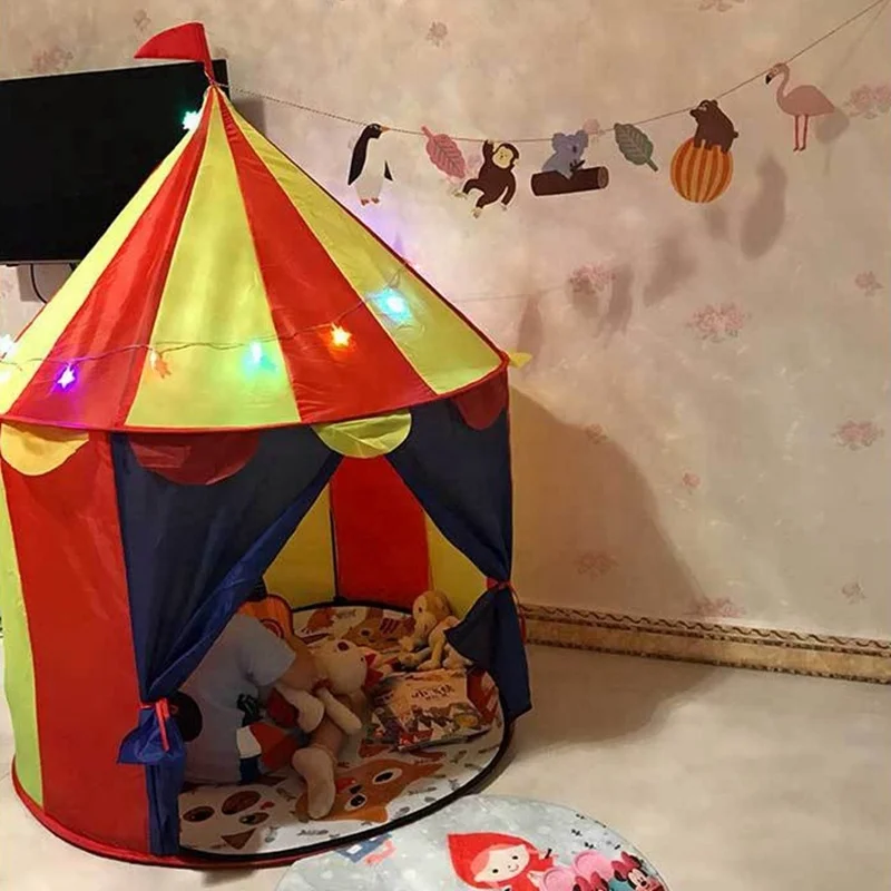Детская палатка для детей игровой домик Замок принцессы юрта игрушечный домик большой дом
