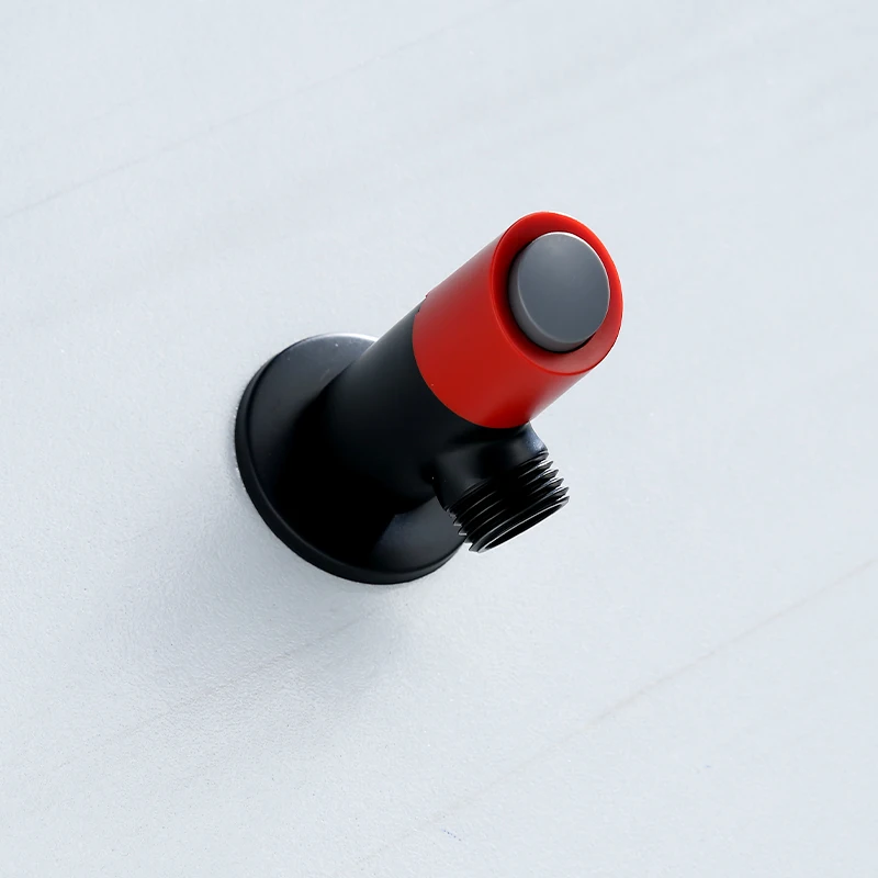 Hot Selling Push Button Hot and Cold 304 Stainless Steel Angle Cock Valve SUS 1/2